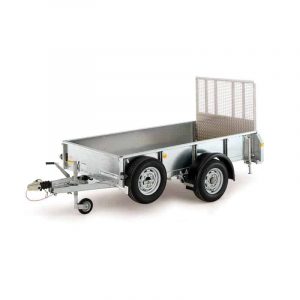 Ifor Williams GD84 SINGLE-AXLE maskihenger fra Krokkasser