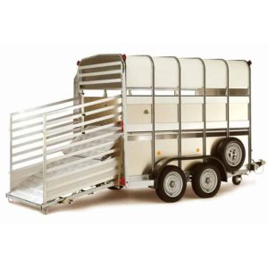 Ifor Williams TA5 14×7 2. etg Livdyrhenger fra Krokkasser